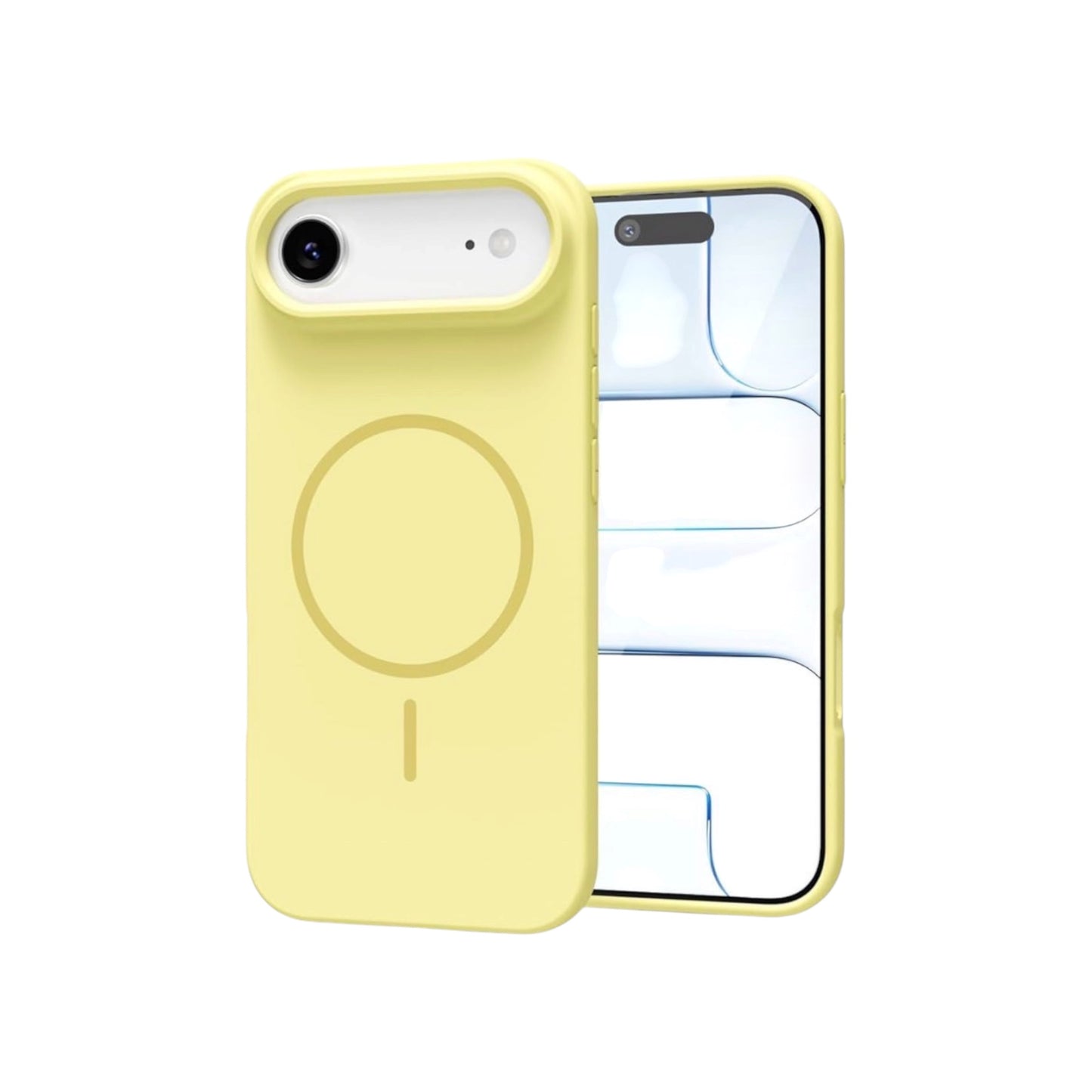 For Iphone 17 Air Silicone MagSafe Case- Yellow