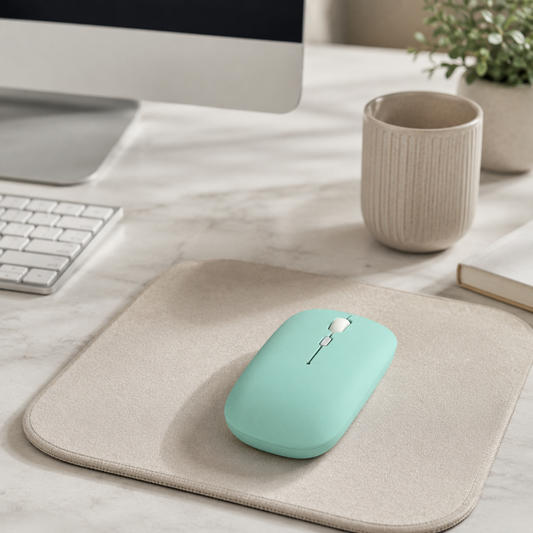 Rechargeable Dual-Mode Wireless Mouse | Bluetooth & USB Receiver | 1200 DPI