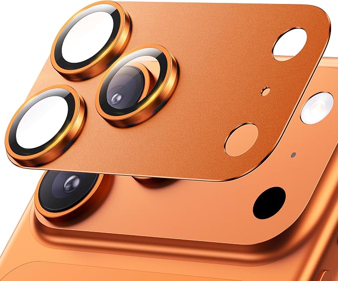 Camera Lens Protector for iPhone 17 Pro Max – Orange