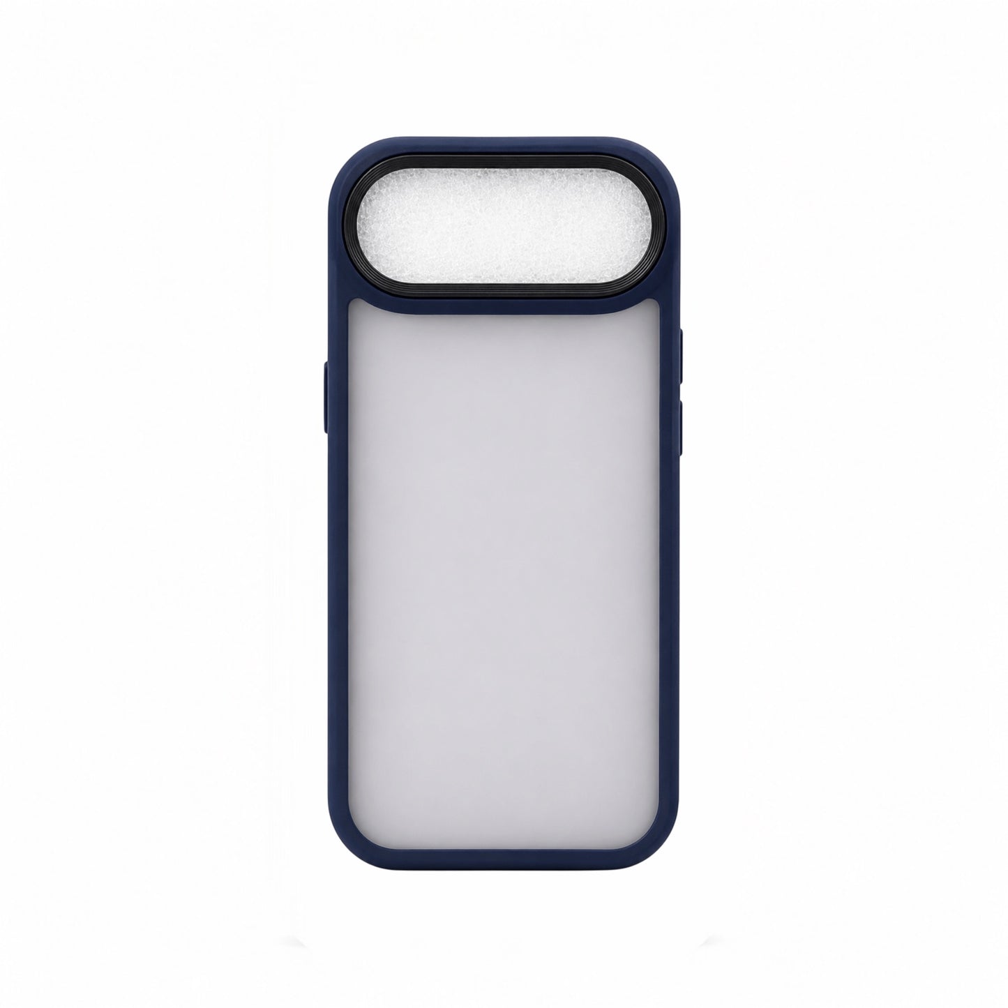 For Iphone 17 Air Frosted Clear Case- Navy Blue