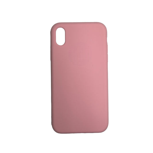 For Iphone XR Silicone Case- Light Pink