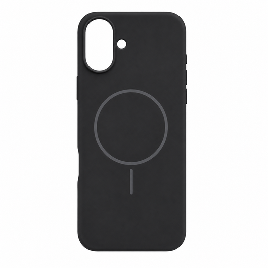 For iPhone 16 Plus Silicone MagSafe Case - Black