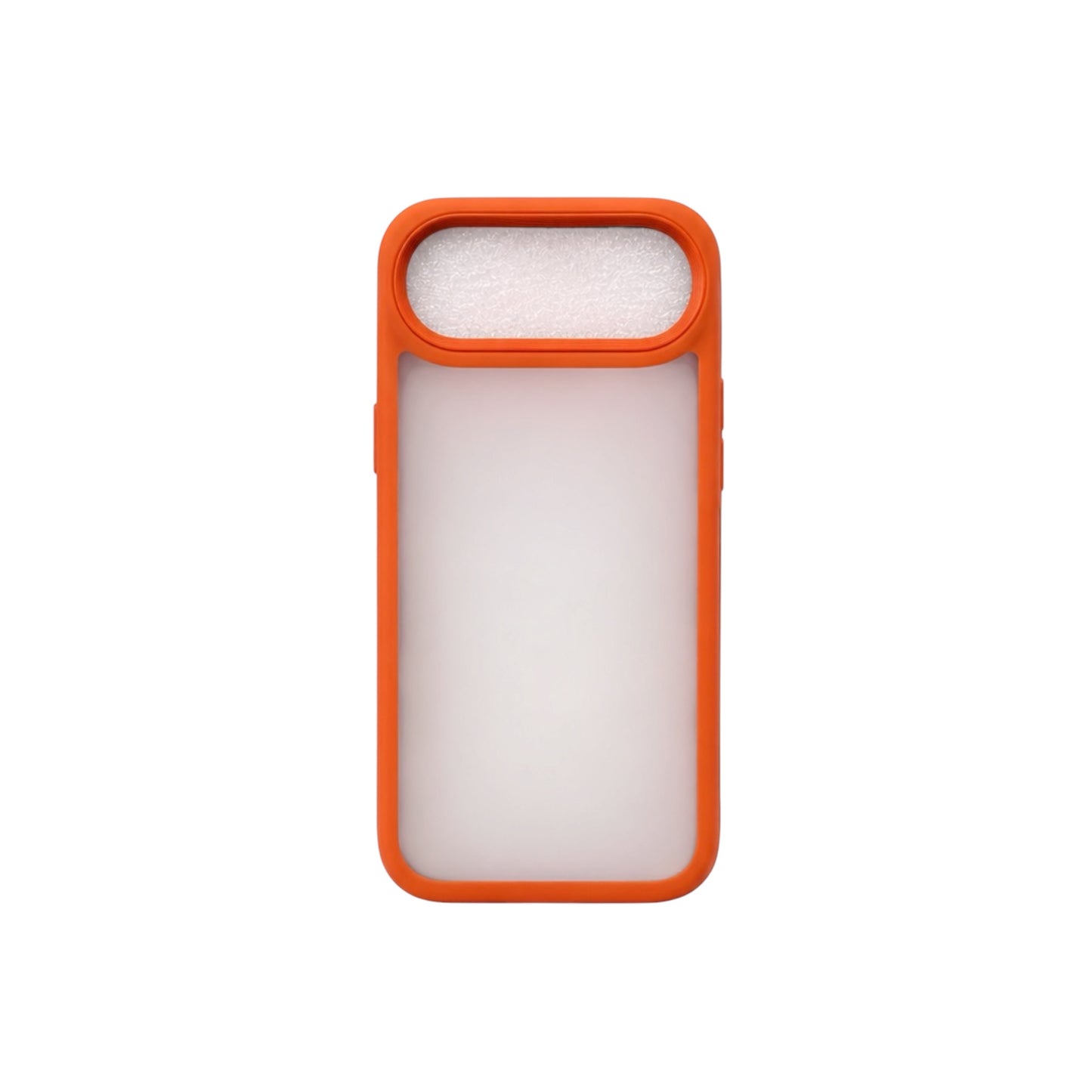 For Iphone 17 Air Frosted Clear Case- Orange