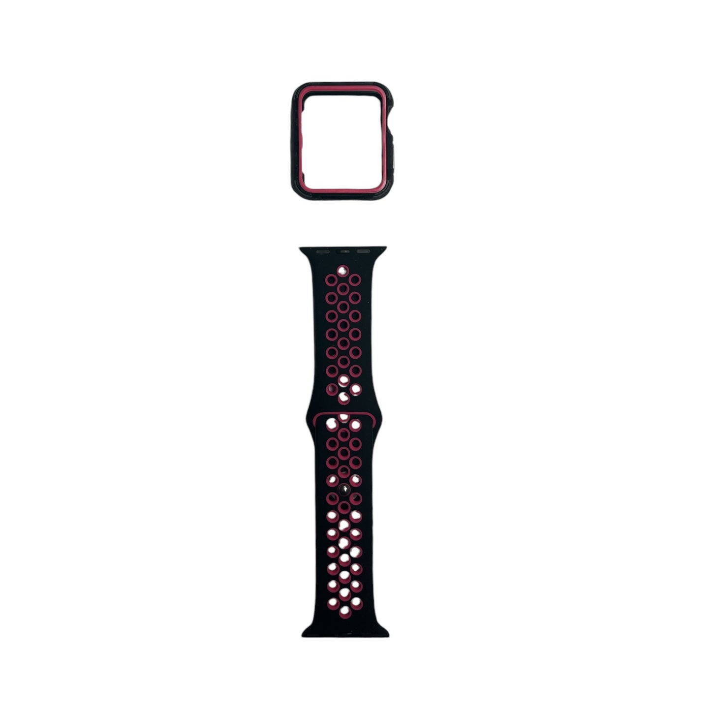 For Apple Watch 44 mm M/L- Black & Pink