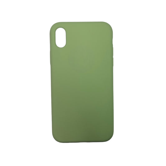 For Iphone XR Silicone Case- Olive Green