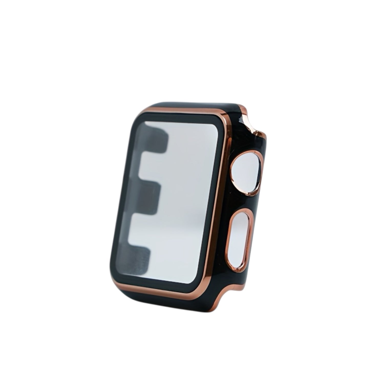 Watch Tempered Glass Case 38MM / Black & Rose Gold