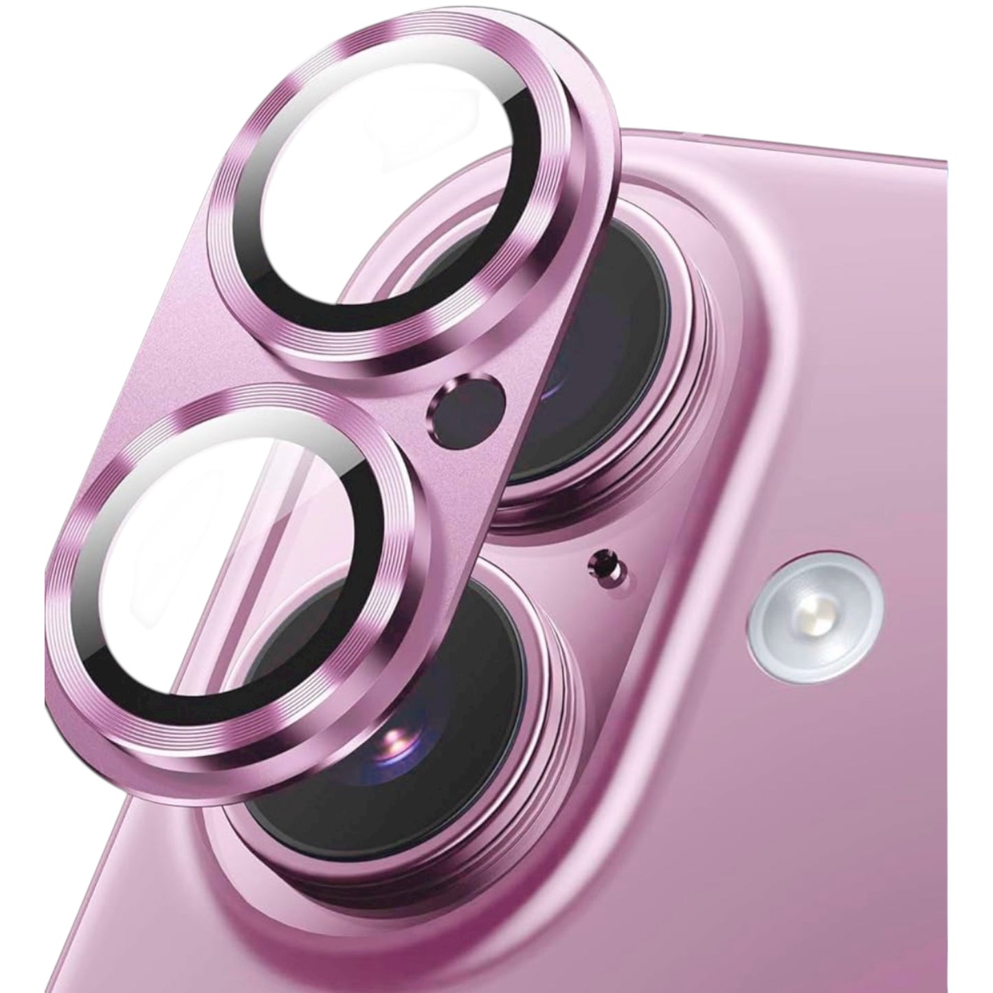 Camera Protector For iPhone 16 Plus - Pink