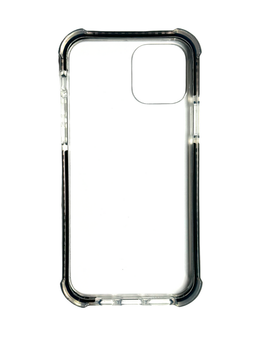 For iPhone 15 -Clear & All Black