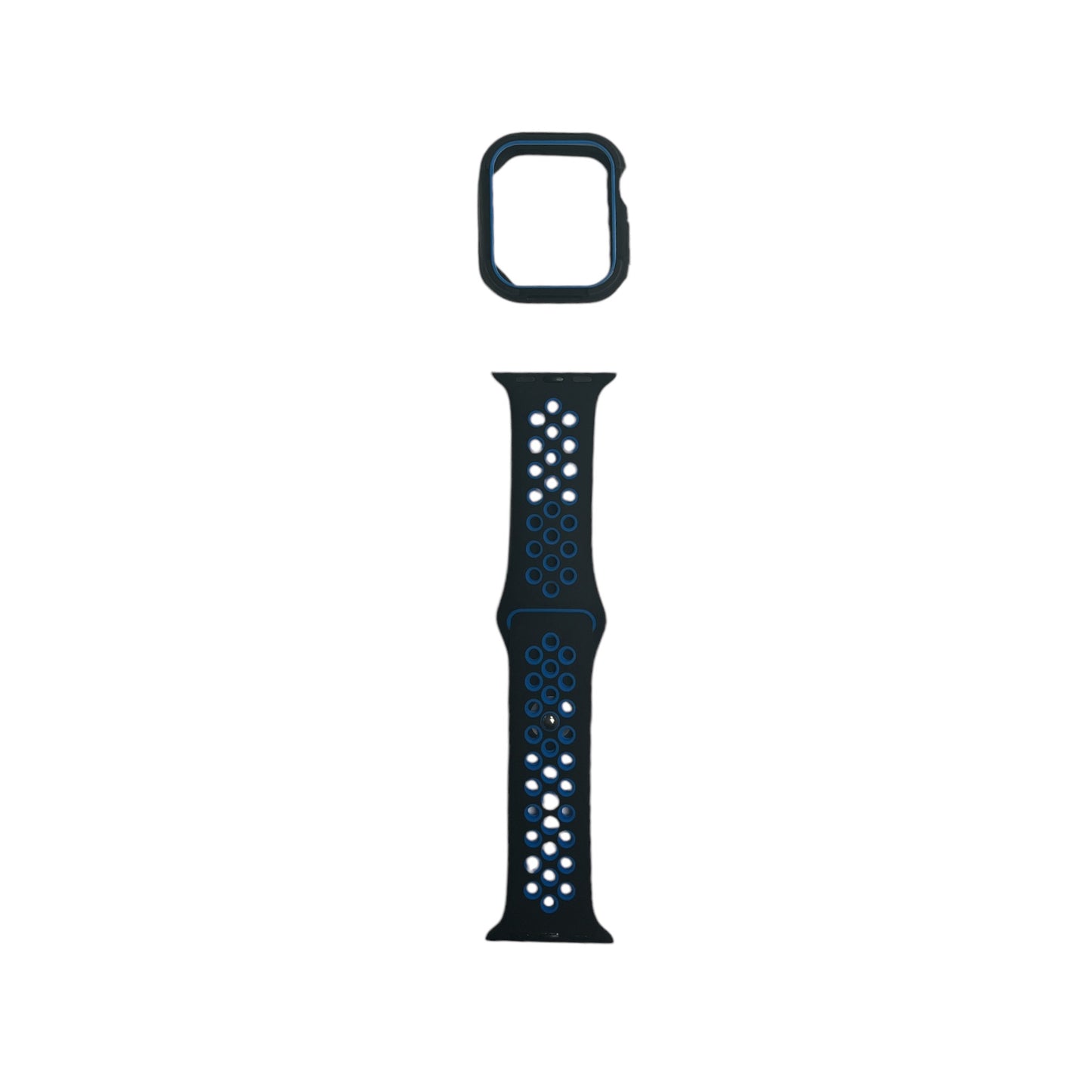 For Apple Watch 42 mm M/L- Black & Blue