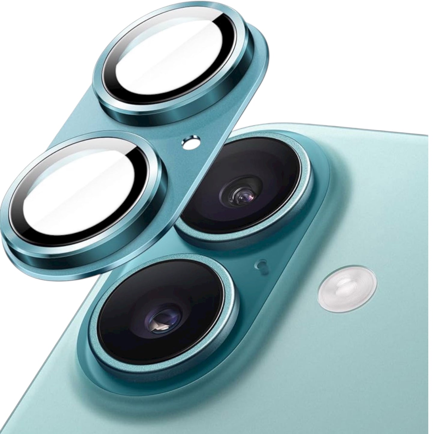 Camera Protector For iPhone 16 Plus - Light Blue