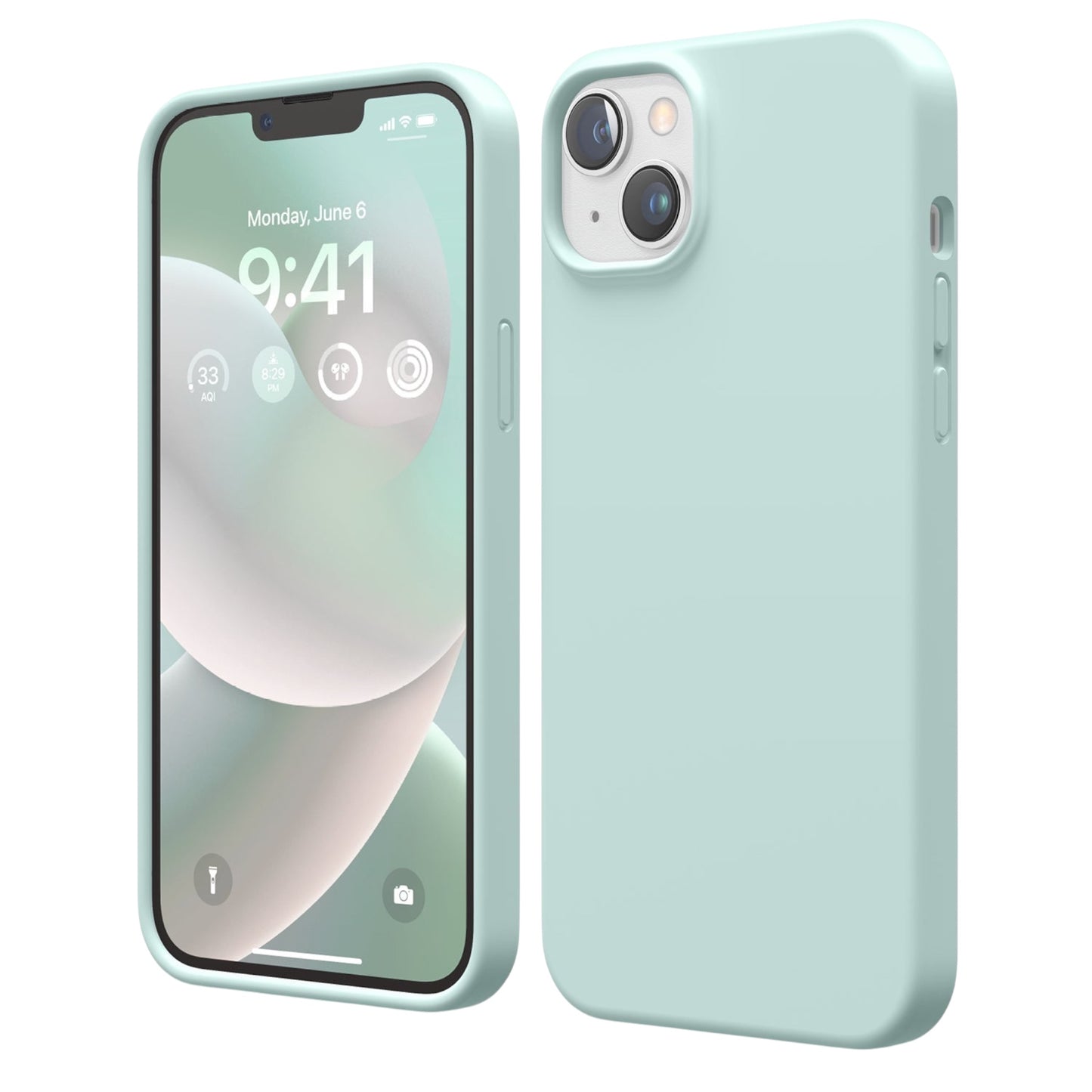 Iphone 14 Plus Silicone Case / Teal