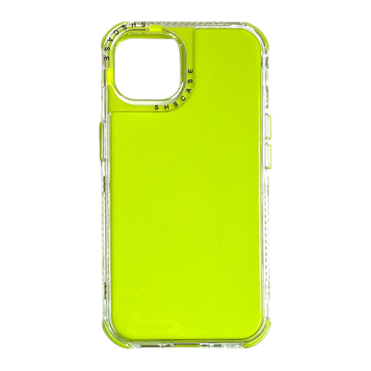 For Iphone 13/14 SHS case- Green & Clear
