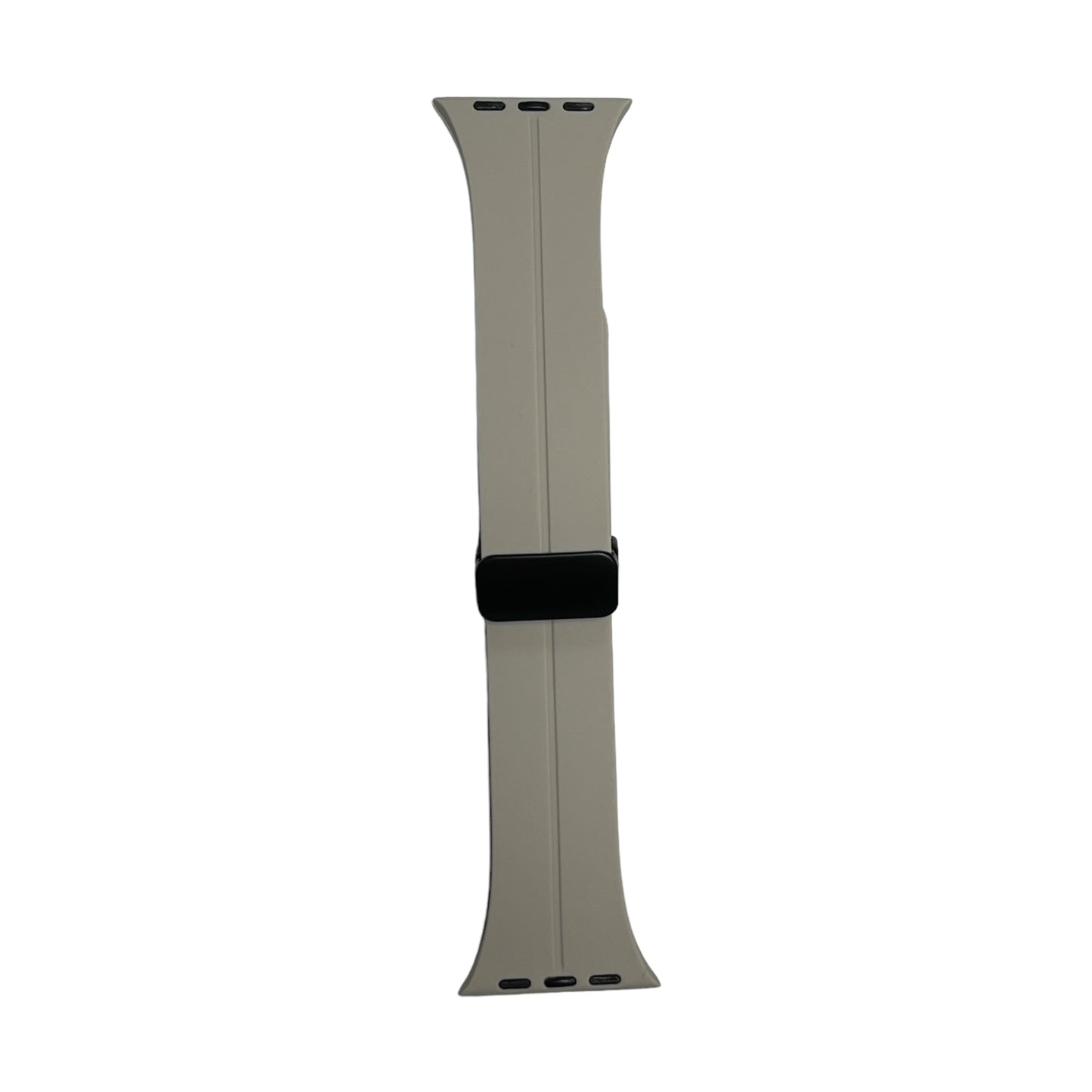 For Apple Watch 42/44/45/49 Magnetic Silicone Band- Beige