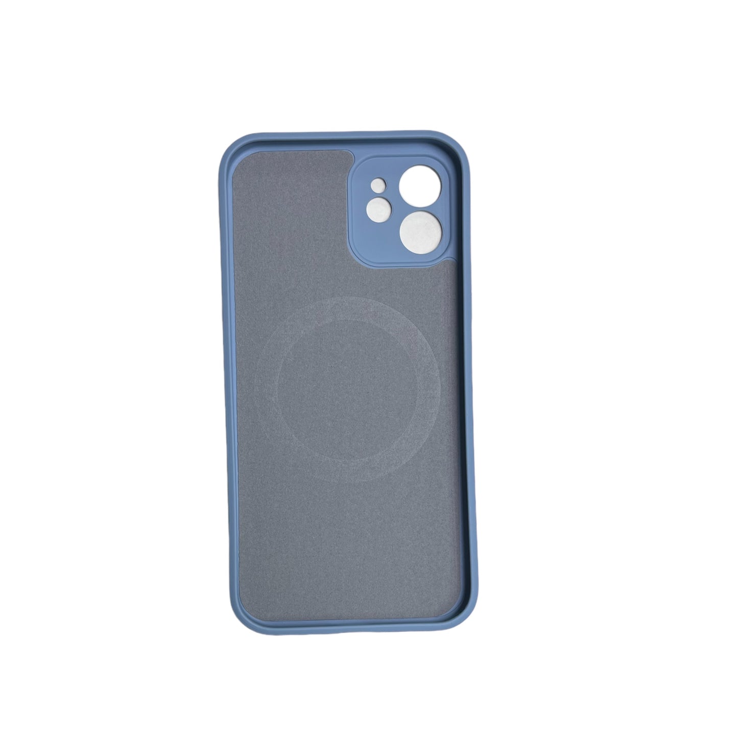 For iPhone 12 silicone MagSafe - Light steel blue