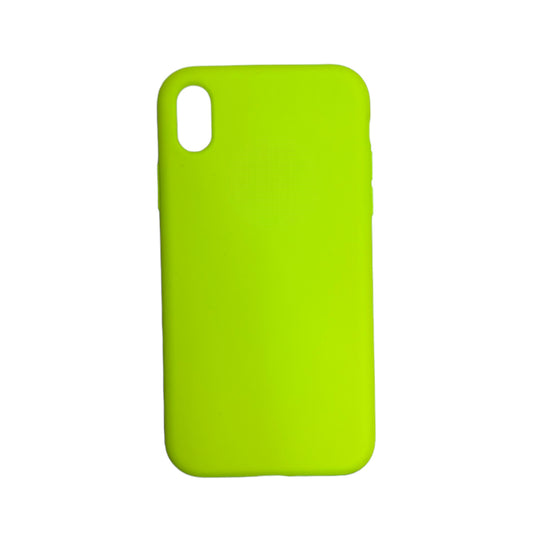 For Iphone XR Silicone Case- Neon Green