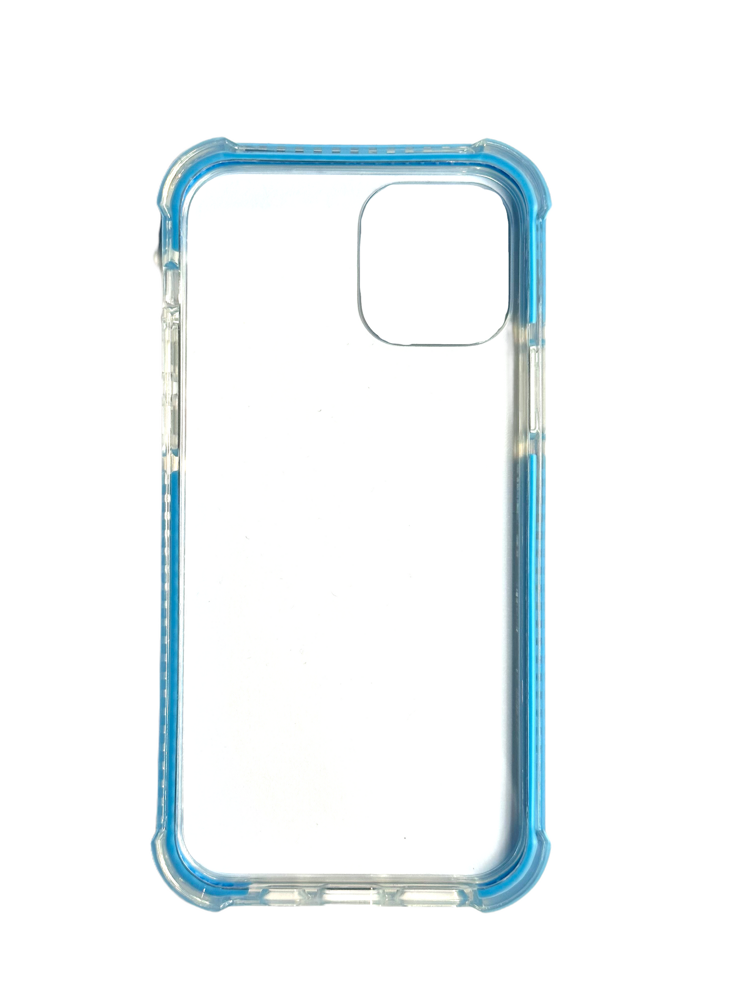 For iPhone 15 Pro -Clear & Blue