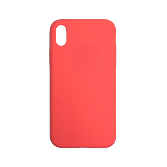 For Iphone XR Silicone Case- Peach