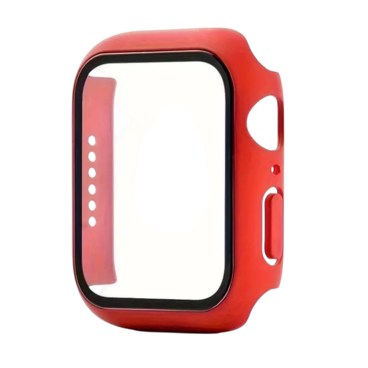 Watch Tempered Glass Case 45mm / Red
