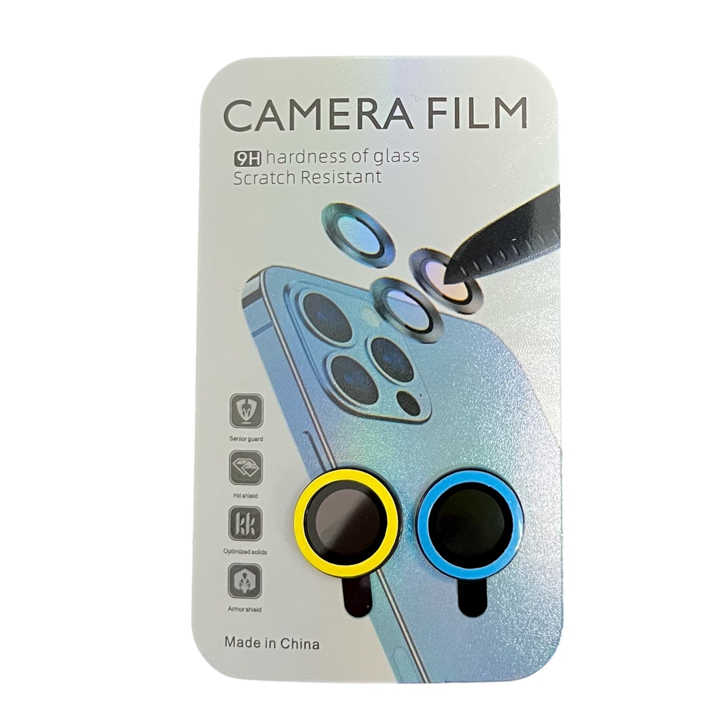 Camera Protector For iPhone 13 / 13 Mini - Yellow & Blue