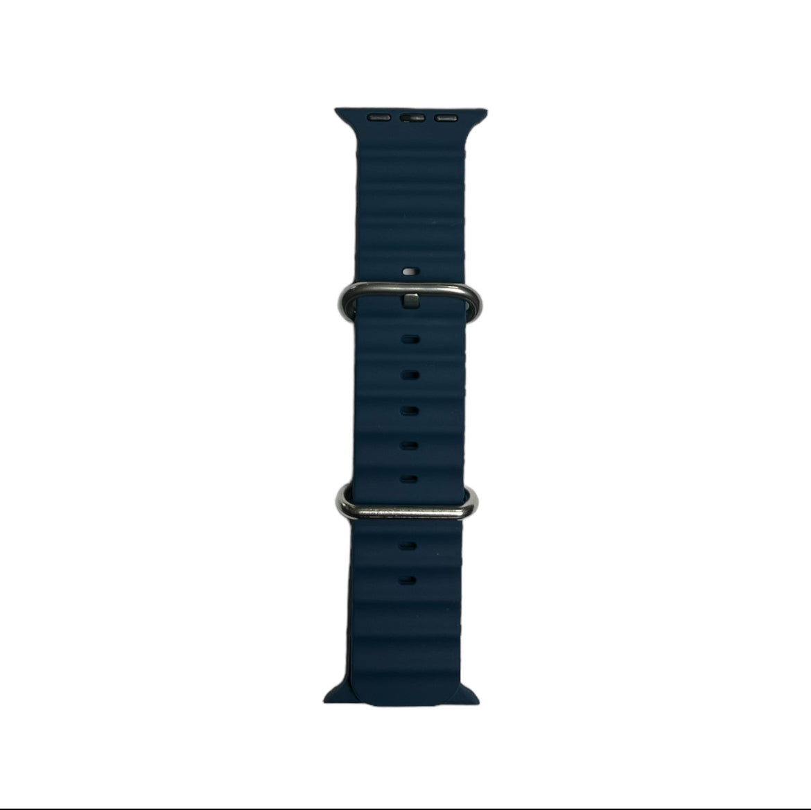 For Apple Watch 42/44/45/46 Silicone Bands- Navy Blue