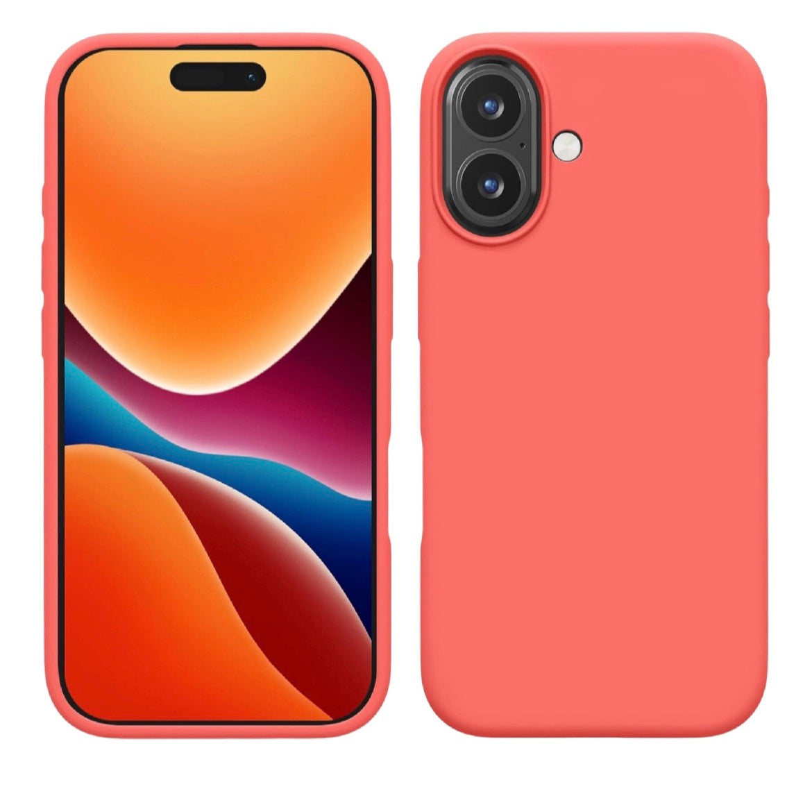 For Iphone 16 Silicone Case - Guava