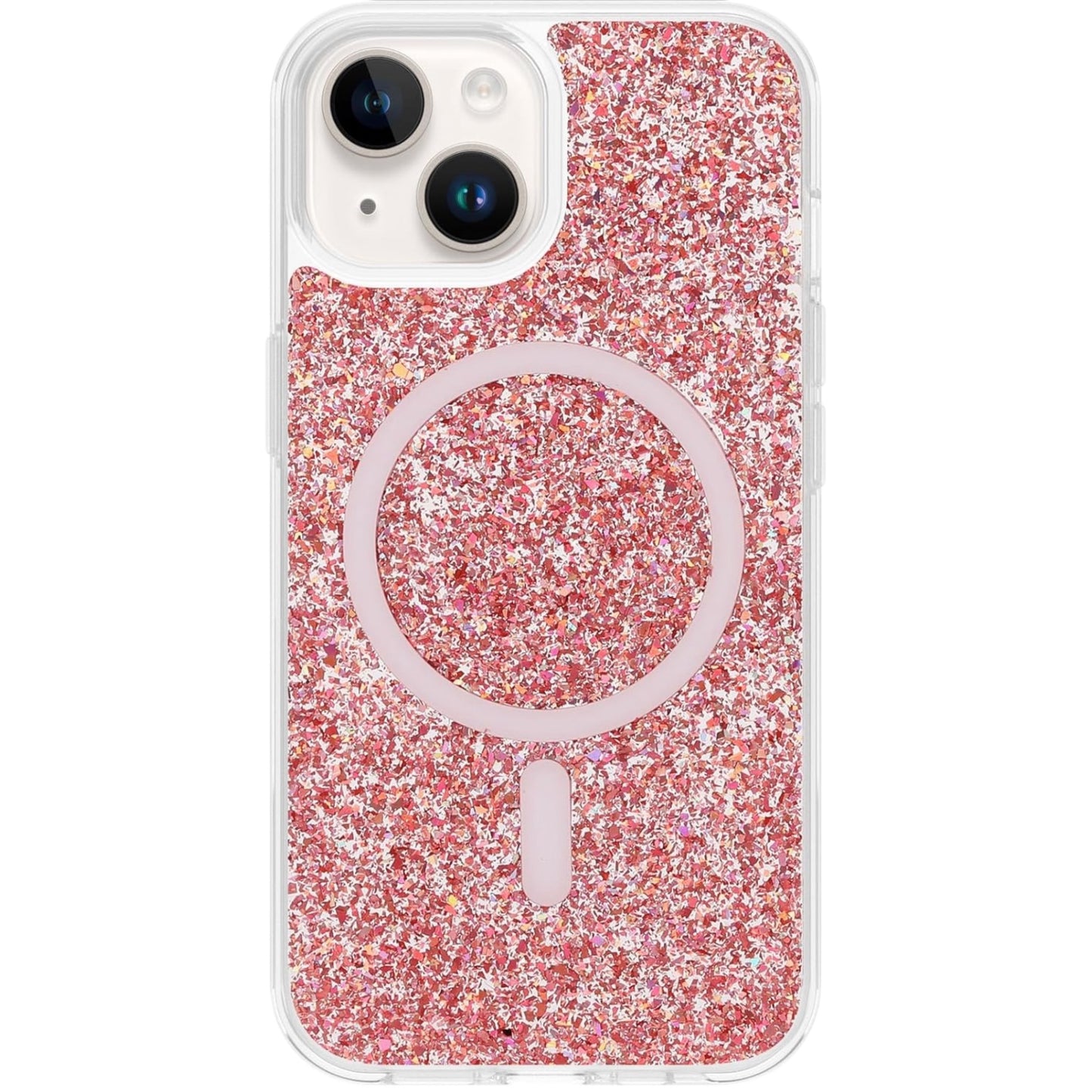 for iPhone 15 Case Glitter Compatible with MagSafe