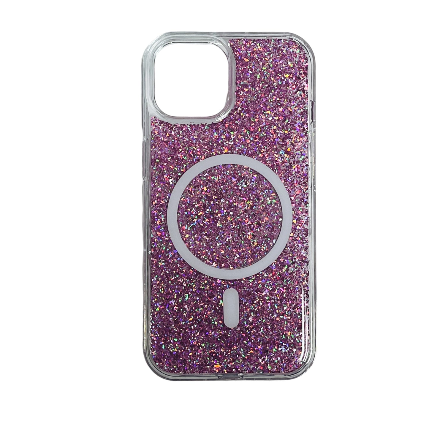 for iPhone 15 Case Glitter Compatible with MagSafe