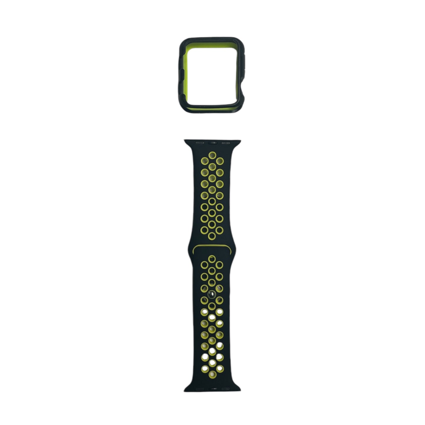 For Apple Watch 38 mm M/L- Black & Green