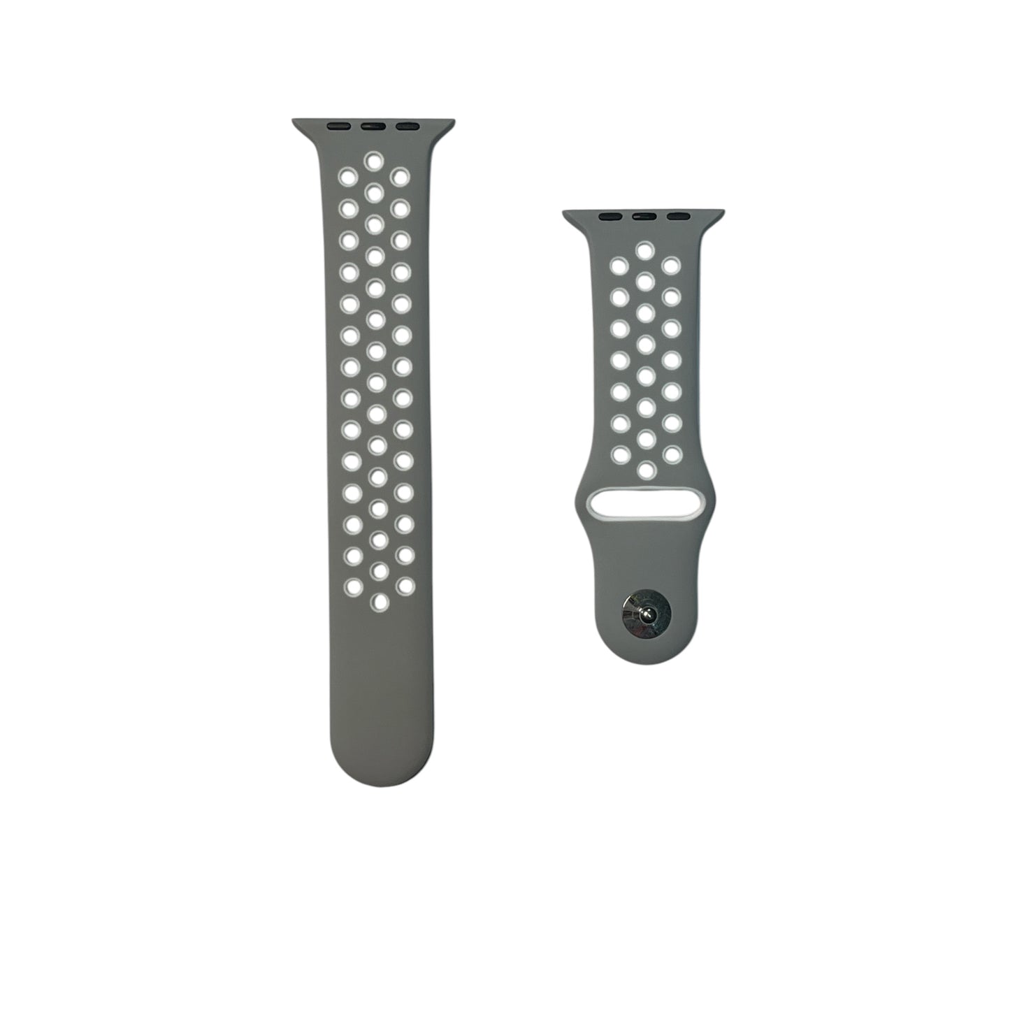 For Apple Watch Sport Band 42/44 mm - Gray & White