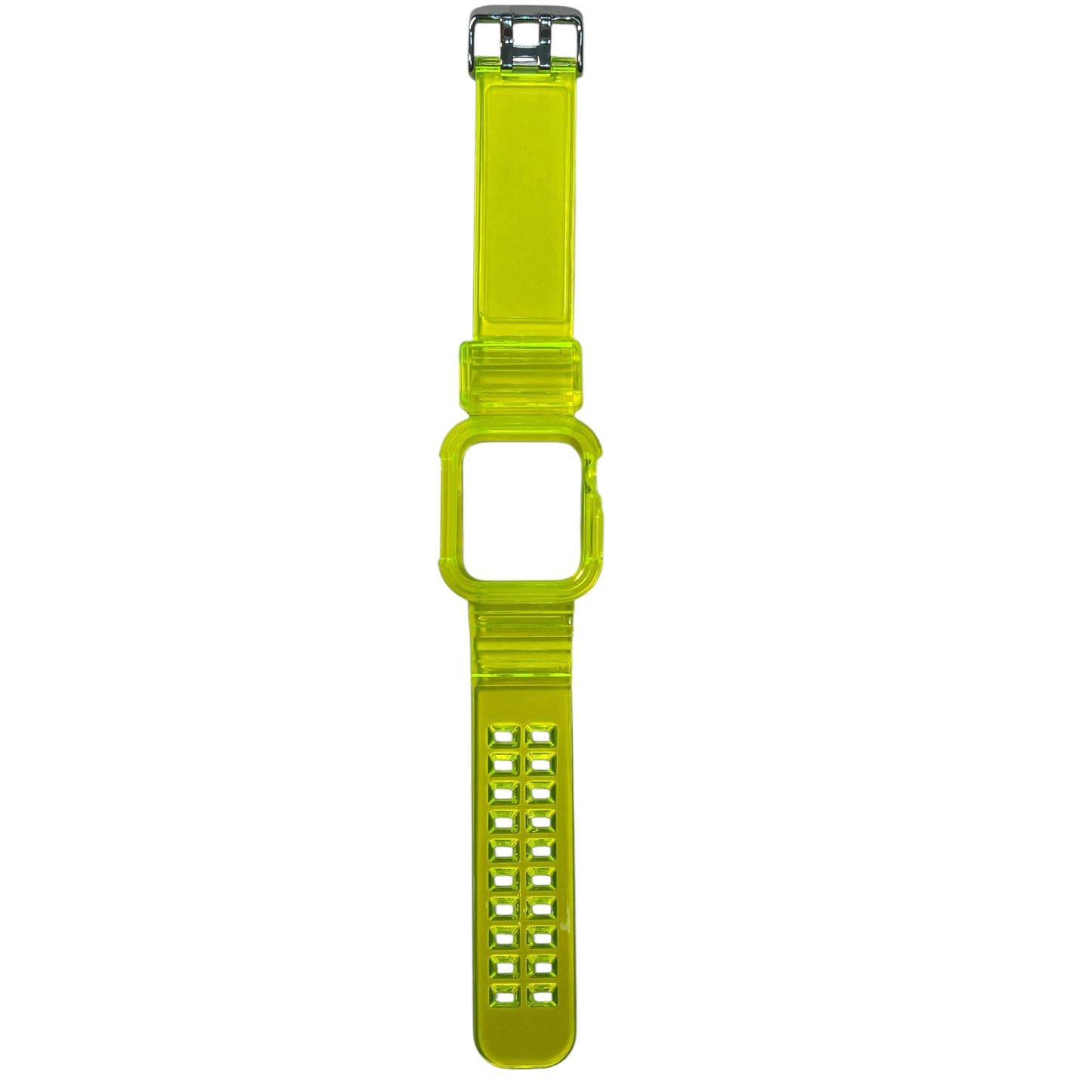 For Apple Watch Transparent Silicone Band 38/40 mm - Yellow