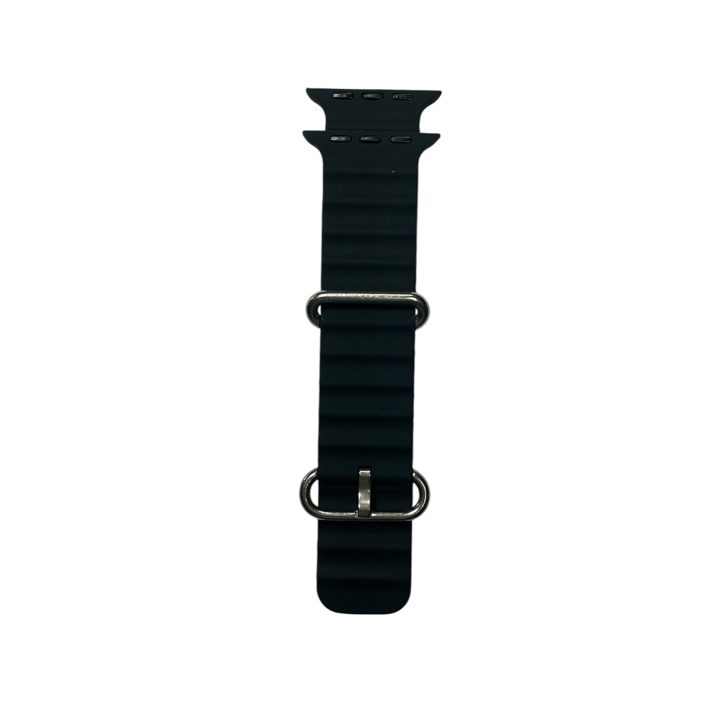 For Apple Watch 42/44/45/46 Silicone Bands- Light Black