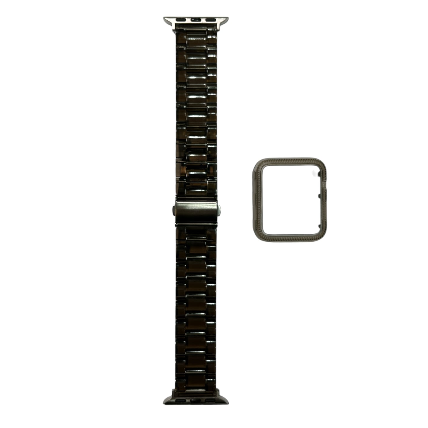 For Apple Watch Transparent Band 38 mm - Black