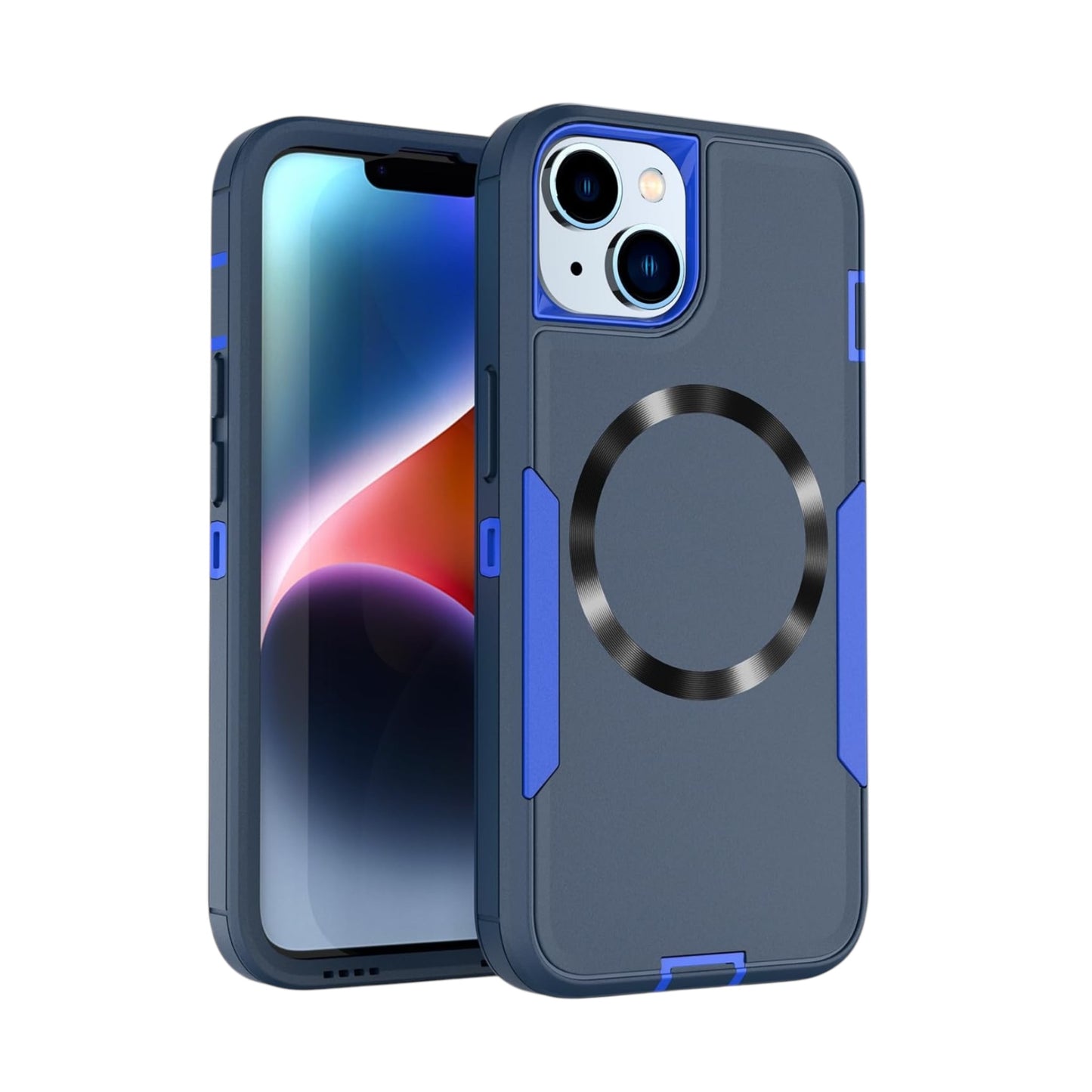 For Iphone 16 Heavy Case With Mag Safe - Sky Blue
