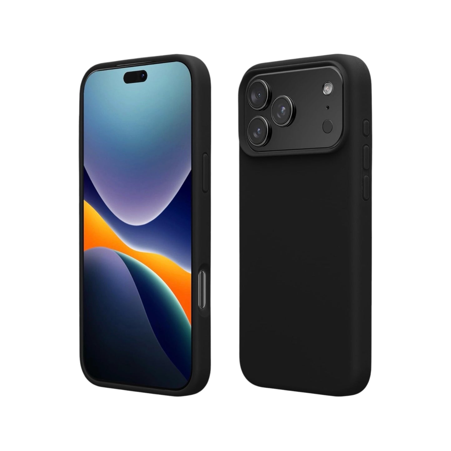 For Iphone 17 Pro Max Silicone Case - Black