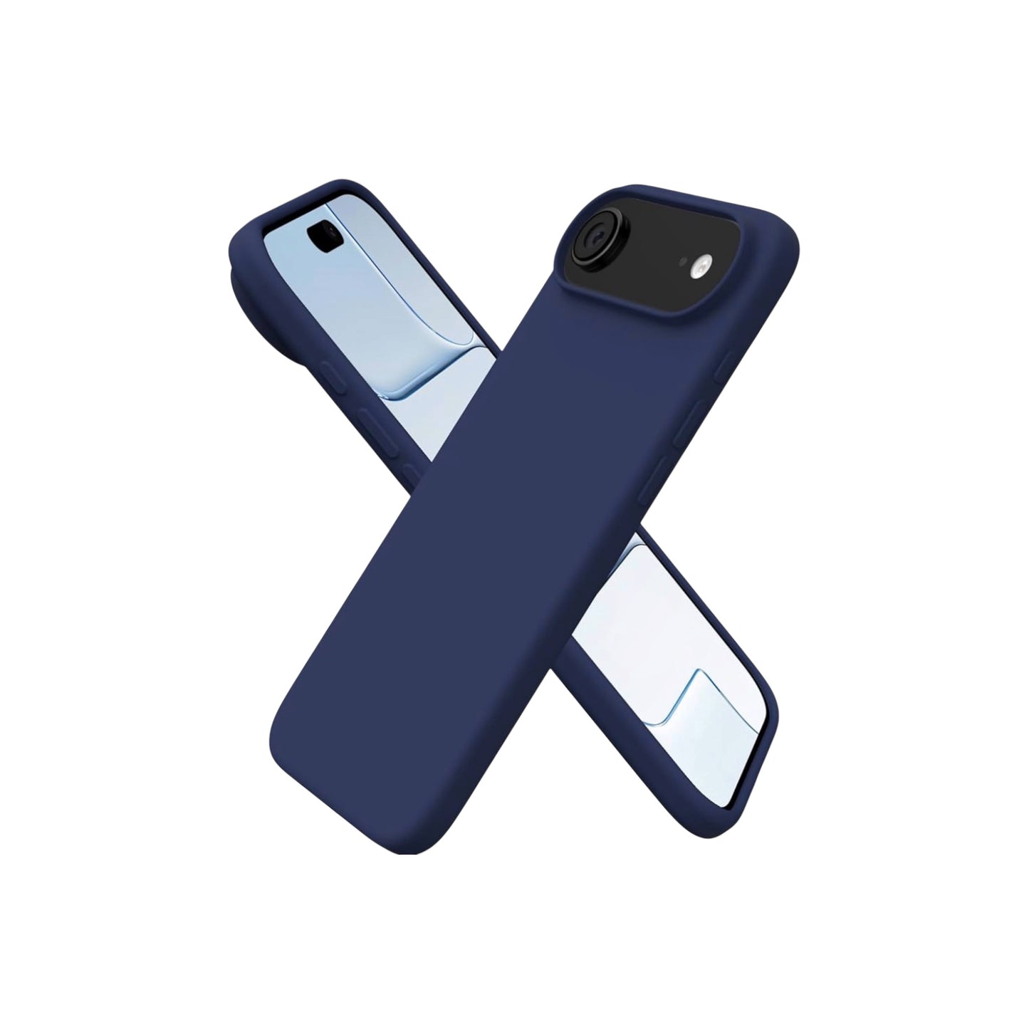 For Iphone 17 Air Silicone Case - Navy Blue