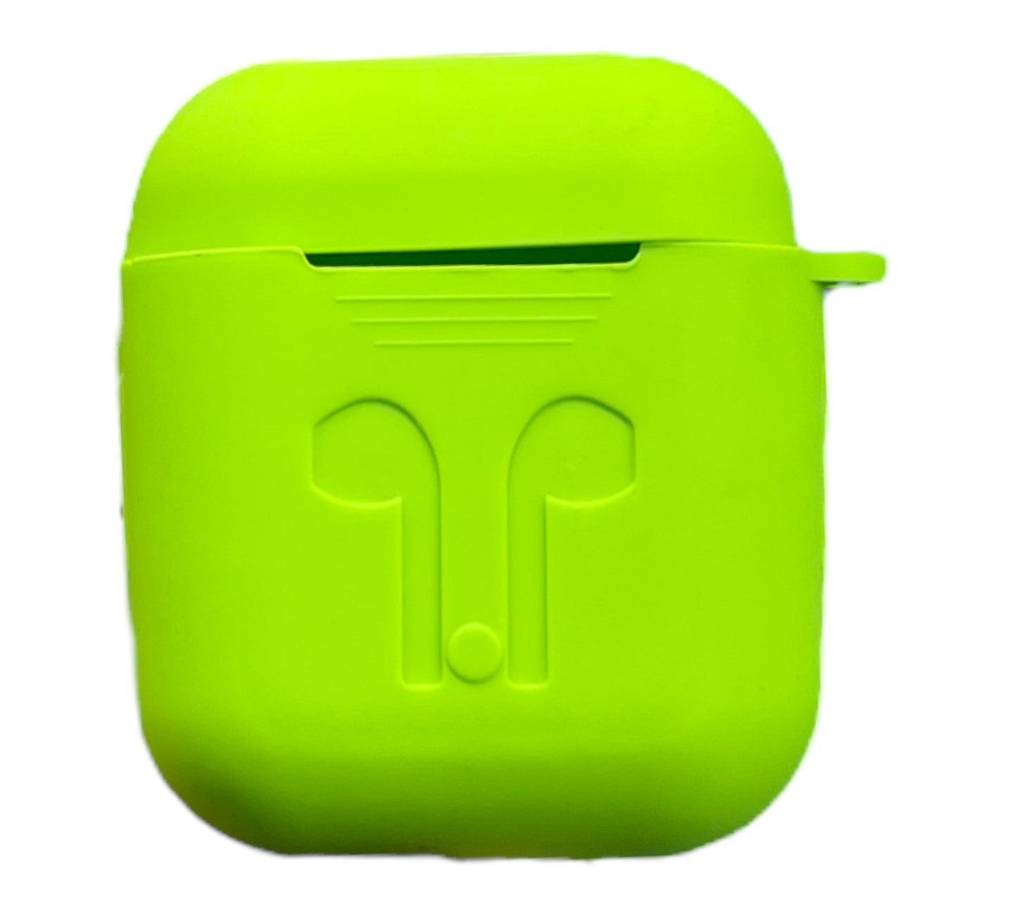 For Airpods 1/2 silicone neon green