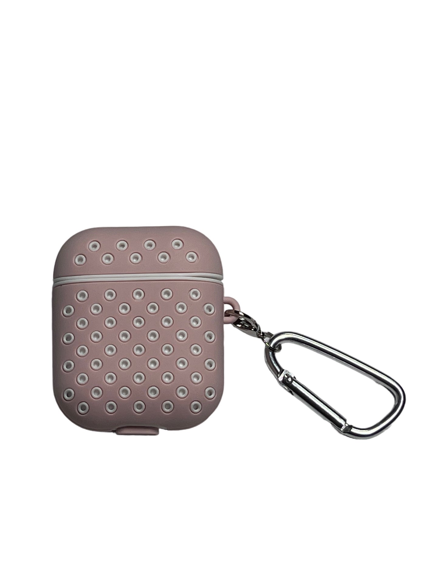 For AirPods 1/2 Silicone Dots - Pink & White