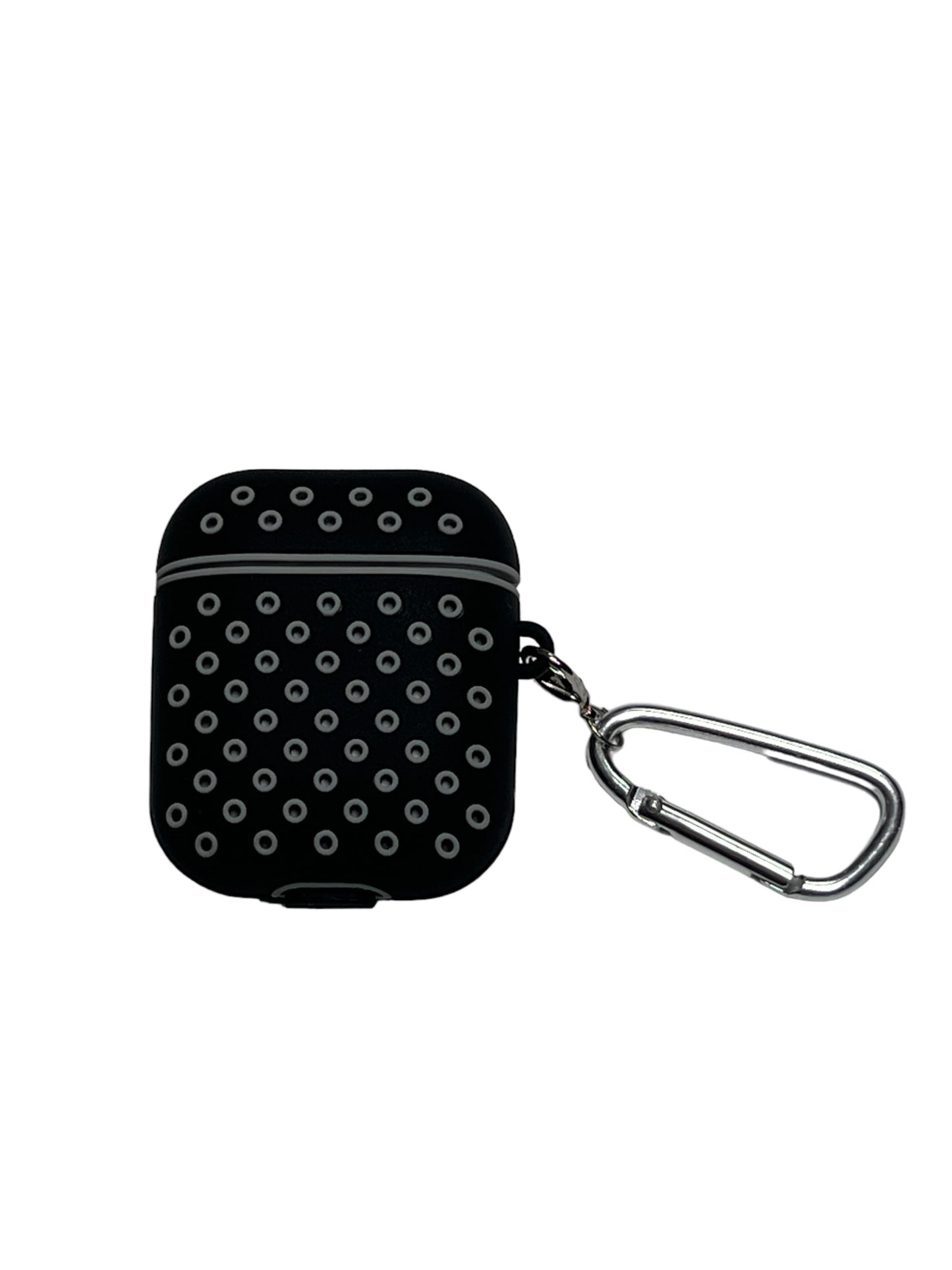 For AirPods 1/2 Silicone Dots - Black & Gray
