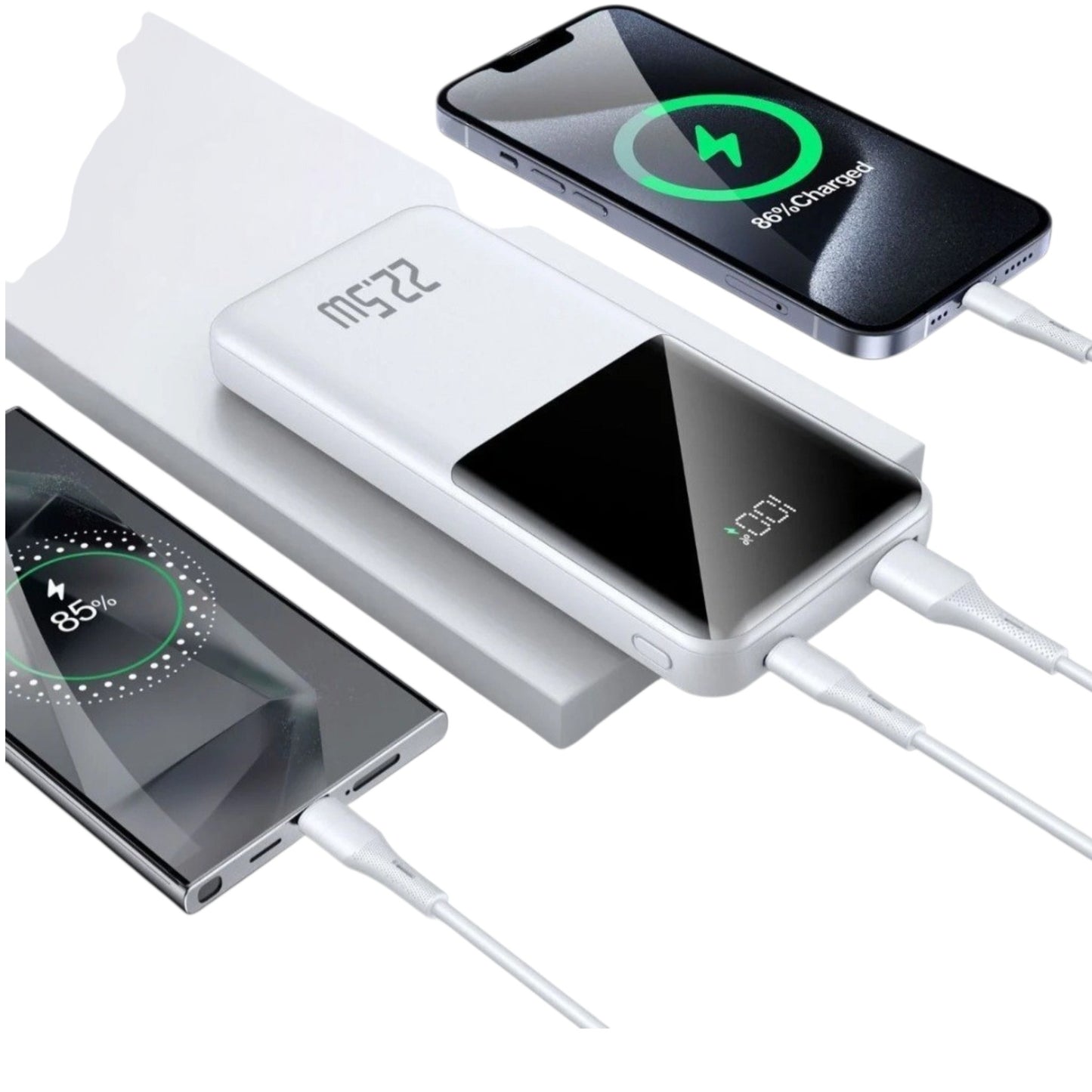 Ultra-Thin Power Bank 10000mAh – 22.5W Fast Charging