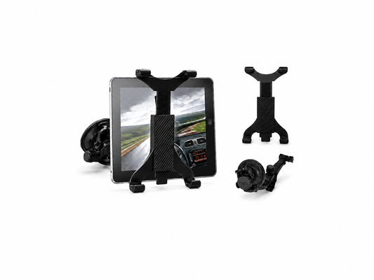 Universal Car Headrest Tablet Holder for 7"–11" Devices (Black)