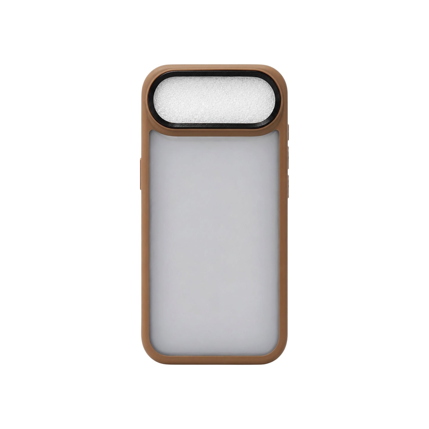 For Iphone 17 Air Frosted Clear Case- Light Brown