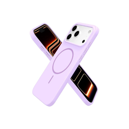 For Iphone 17 Pro Silicone MagSafe Case- Lavender