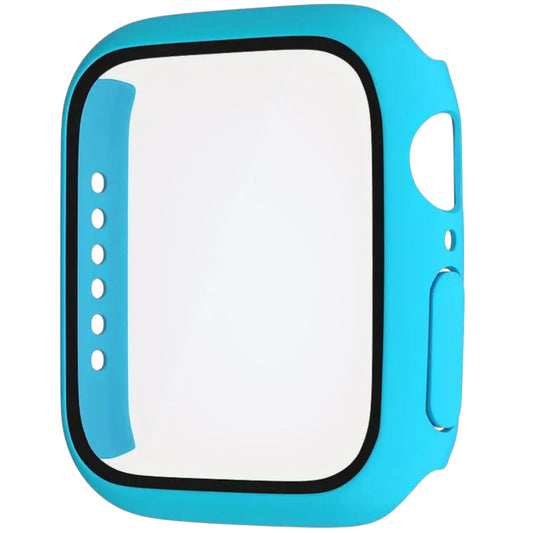 Watch Tempered Glass Case 45mm / Light Blue