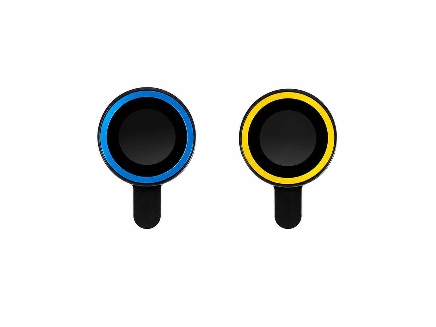 Camera Lens Protector for iPhone 15 & iPhone 15 Plus | 9H Tempered Glass | Yellow & Blue
