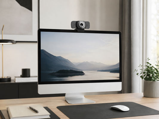 Webcam HD 1080P con Micrófono Integrado y Conexión USB