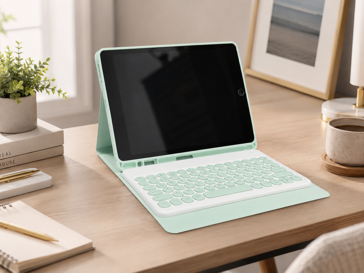 Wireless Detachable Keyboard Case for iPad 10.2", iPad Air 3 & iPad Pro 10.5"