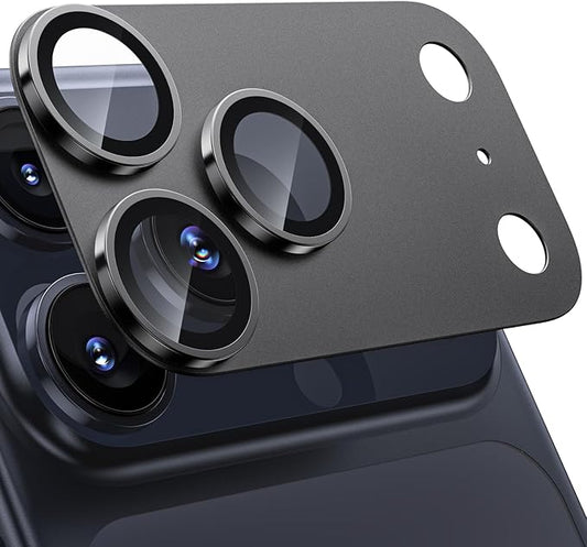 Metal Camera Lens Protector for iPhone 17 Pro Max | Black