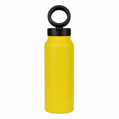 32 oz Magnetic Vacuum Water Bottle with Phone Holder