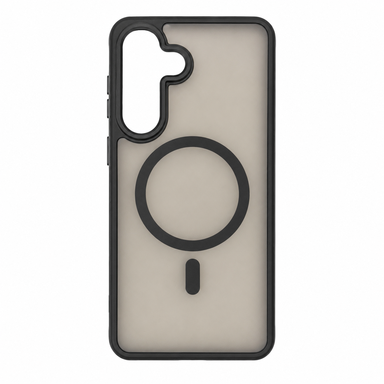 Magnetic Clear Case with Black Bumper for Samsung Galaxy S26+