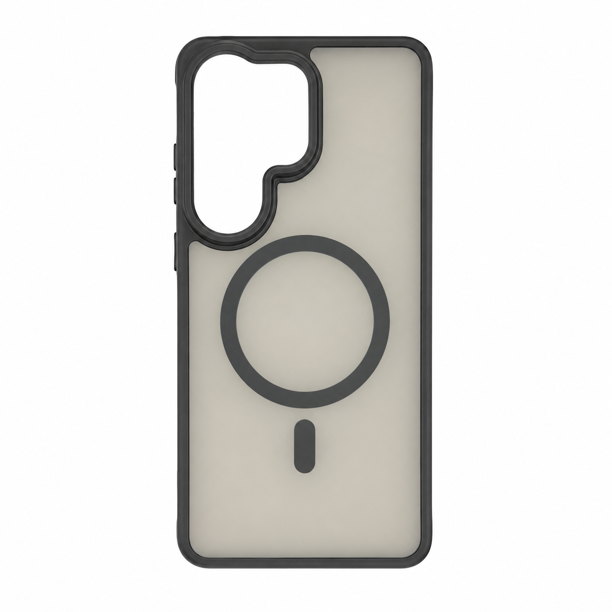 Magnetic Frosted Case with Black Bumper for Samsung Galaxy S26 Ultra